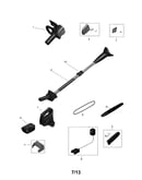 Cordless chainsaw/polesaw