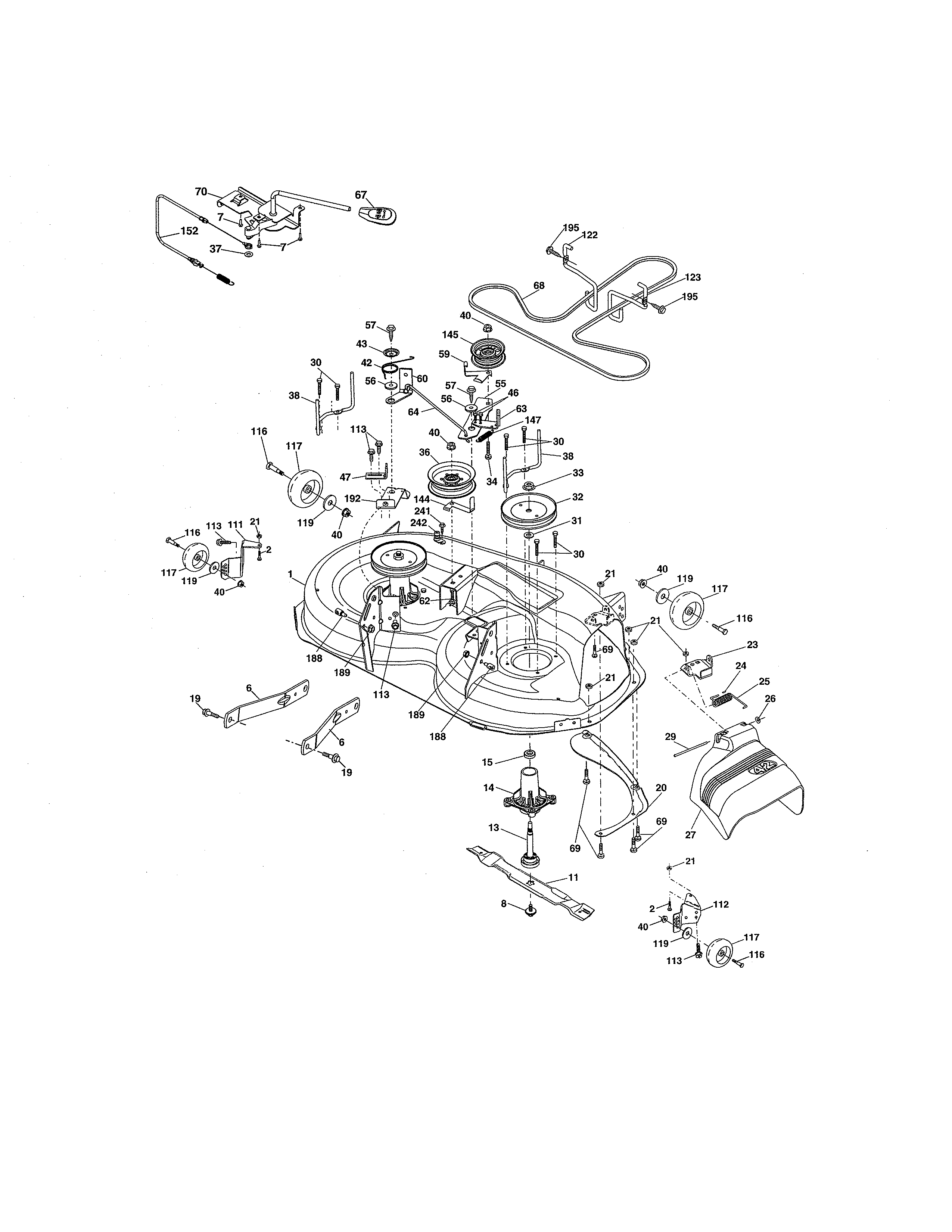 Mower deck