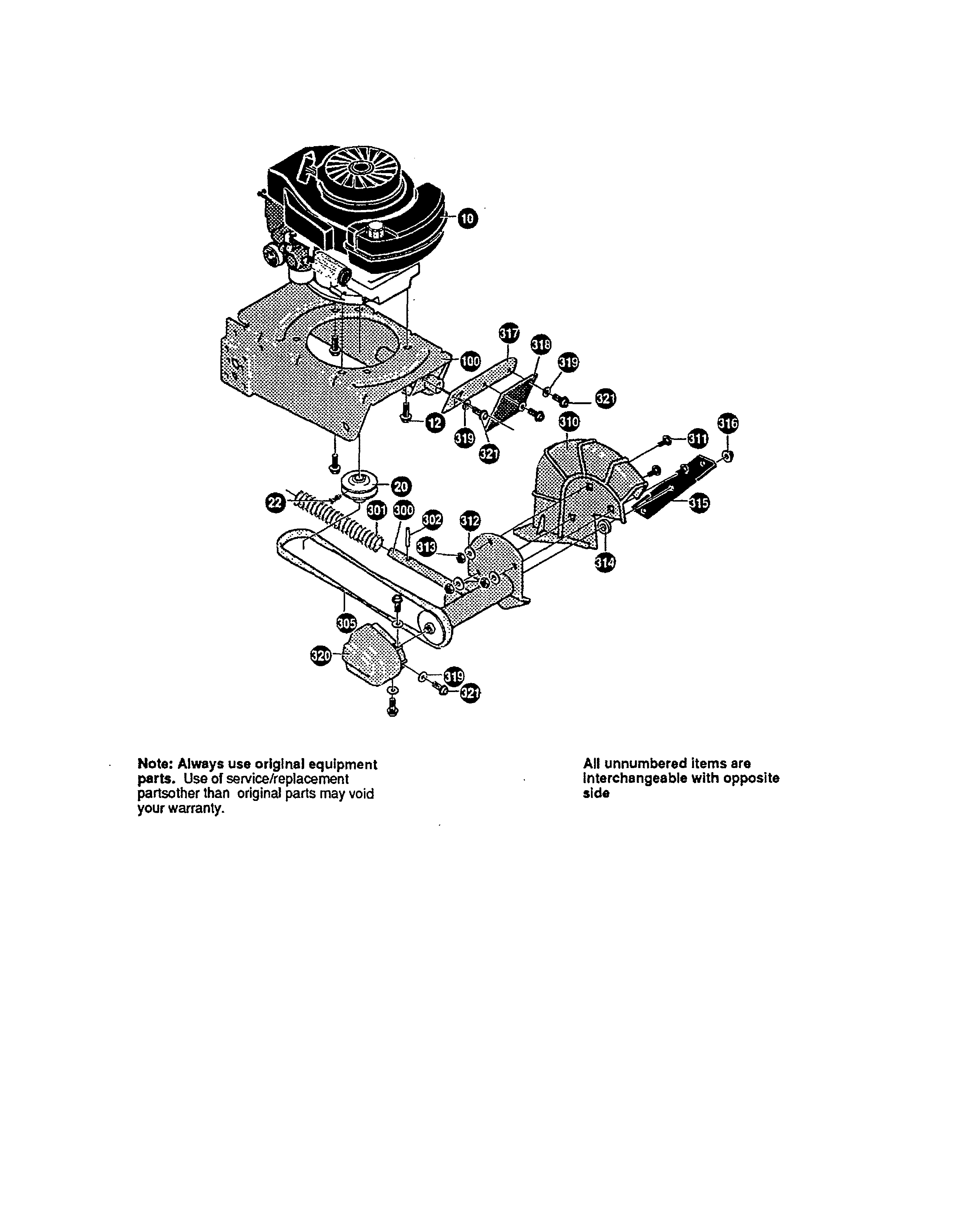 Engine/frame