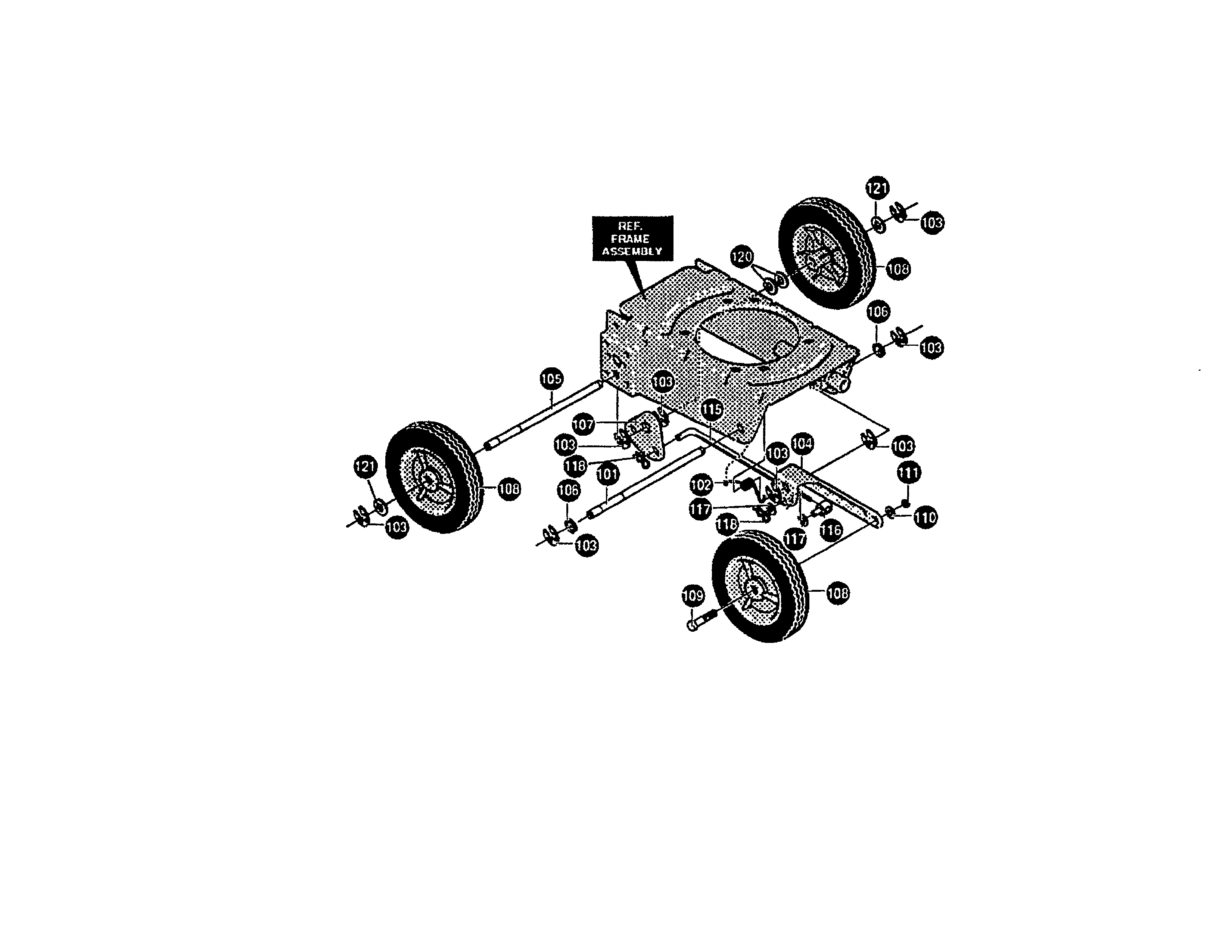 Wheels/linkage