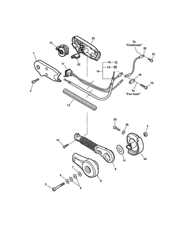 Hip mount throttle