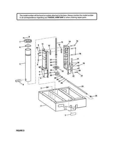 Column/elevating shaft