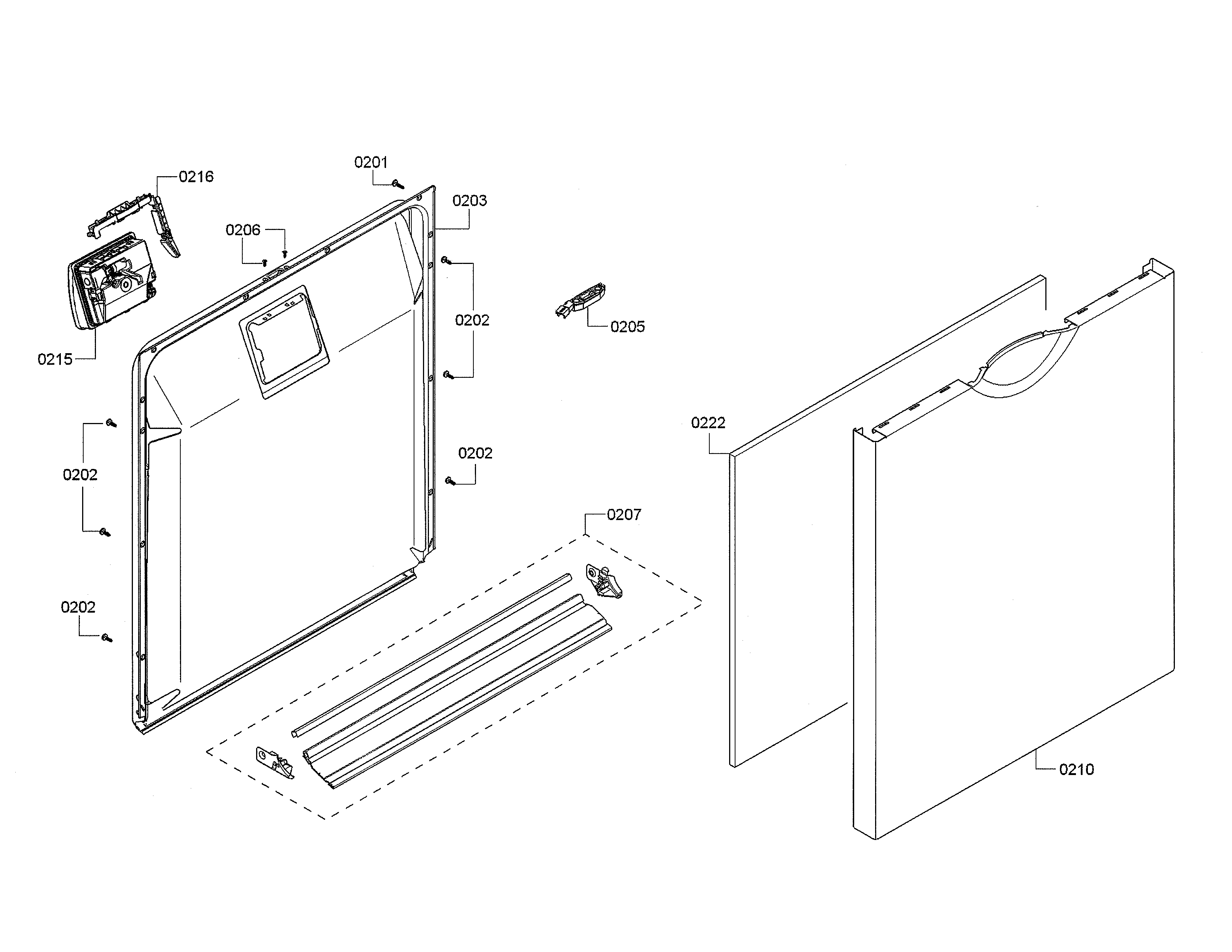 Door/dispenser