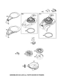 Blower housing/flywheel