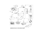 Briggs & Stratton 445677-3117-G5 motor-starter/flywheel diagram
