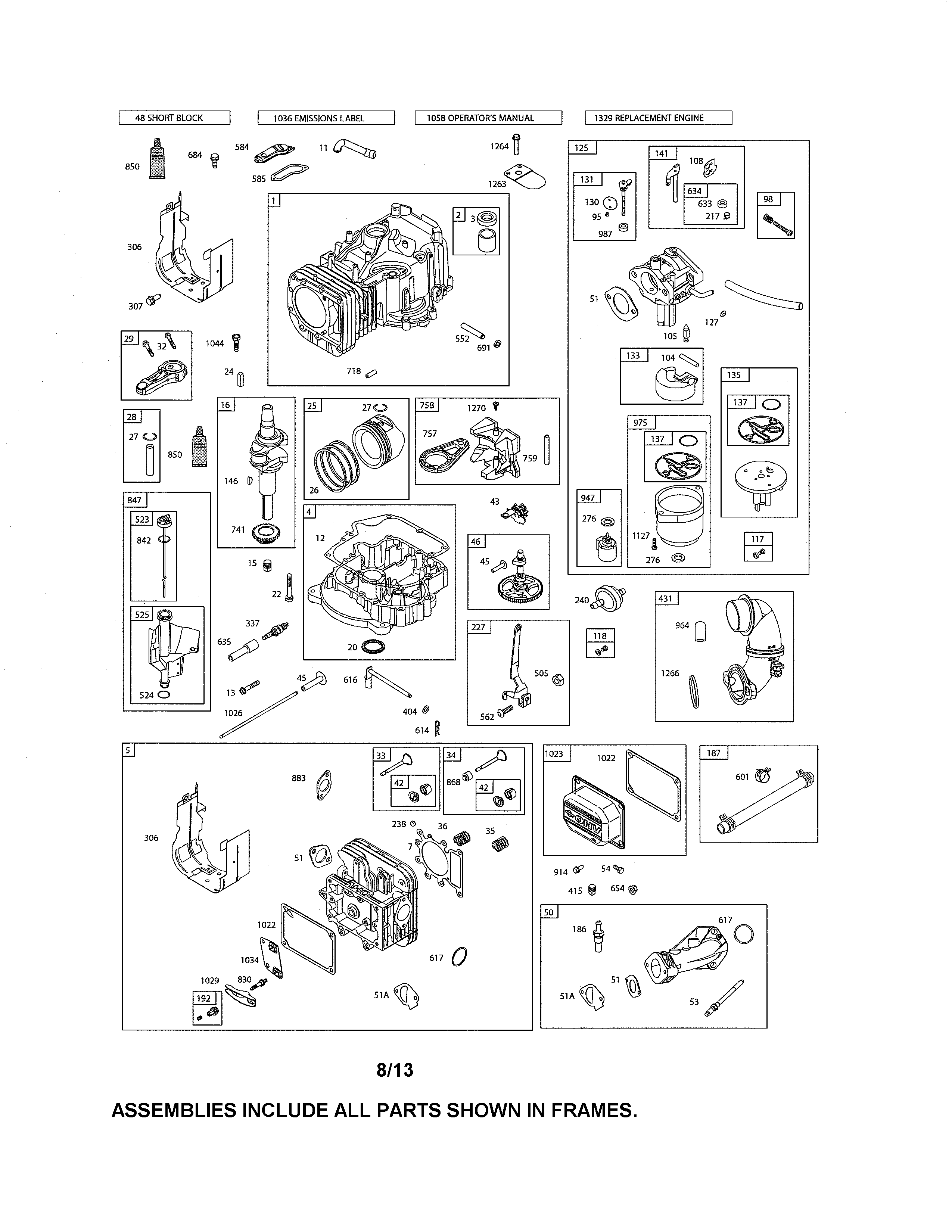 Cylinder/carburetor/head cylinder