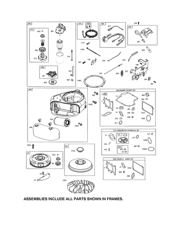 Motor-starter/blower housing/flywheel