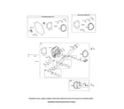 Briggs & Stratton 250000 (0110-0111) head-cylinder/gasket sets diagram