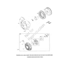 Briggs & Stratton 250000 (0110-0111) starter-rewind/flywheel diagram