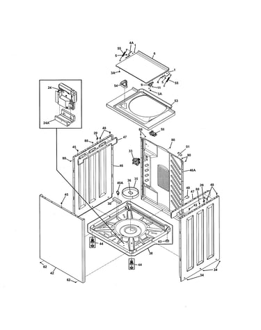 Lower cabinet/top