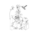 Weed Eater HD13538 (96016000100) mower deck diagram