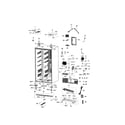 Samsung RSG307AARS/XAA-00 cabinet diagram