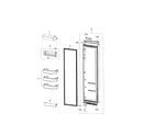 Samsung RSG307AARS/XAA-00 refrigerator door diagram