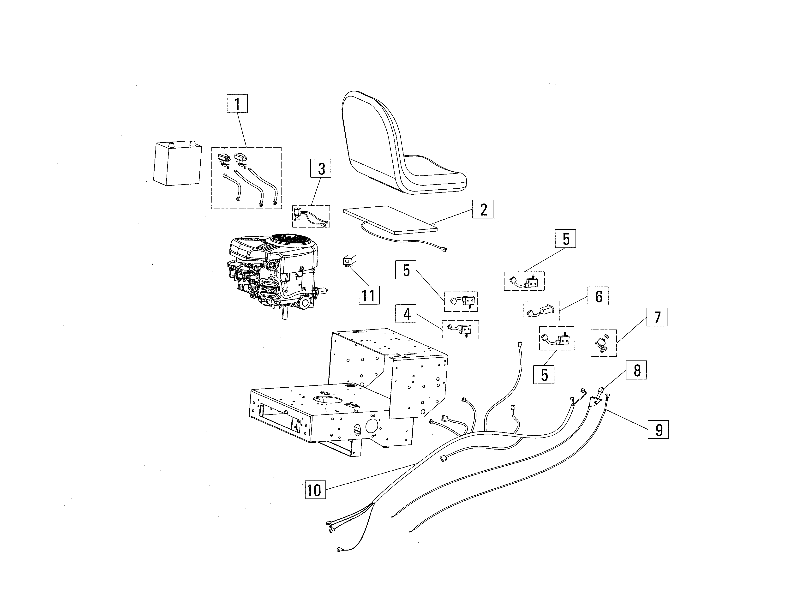 Engine/electrical components
