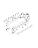 Walking belt/drive motor