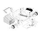 Craftsman 917370602 drive control/gear case/wheels diagram