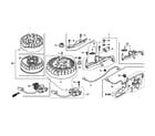 Jonsered L4721-96795730100 flywheel diagram