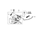 Jonsered 967957301-00 choke base diagram