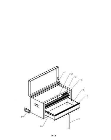 3 drawer chest