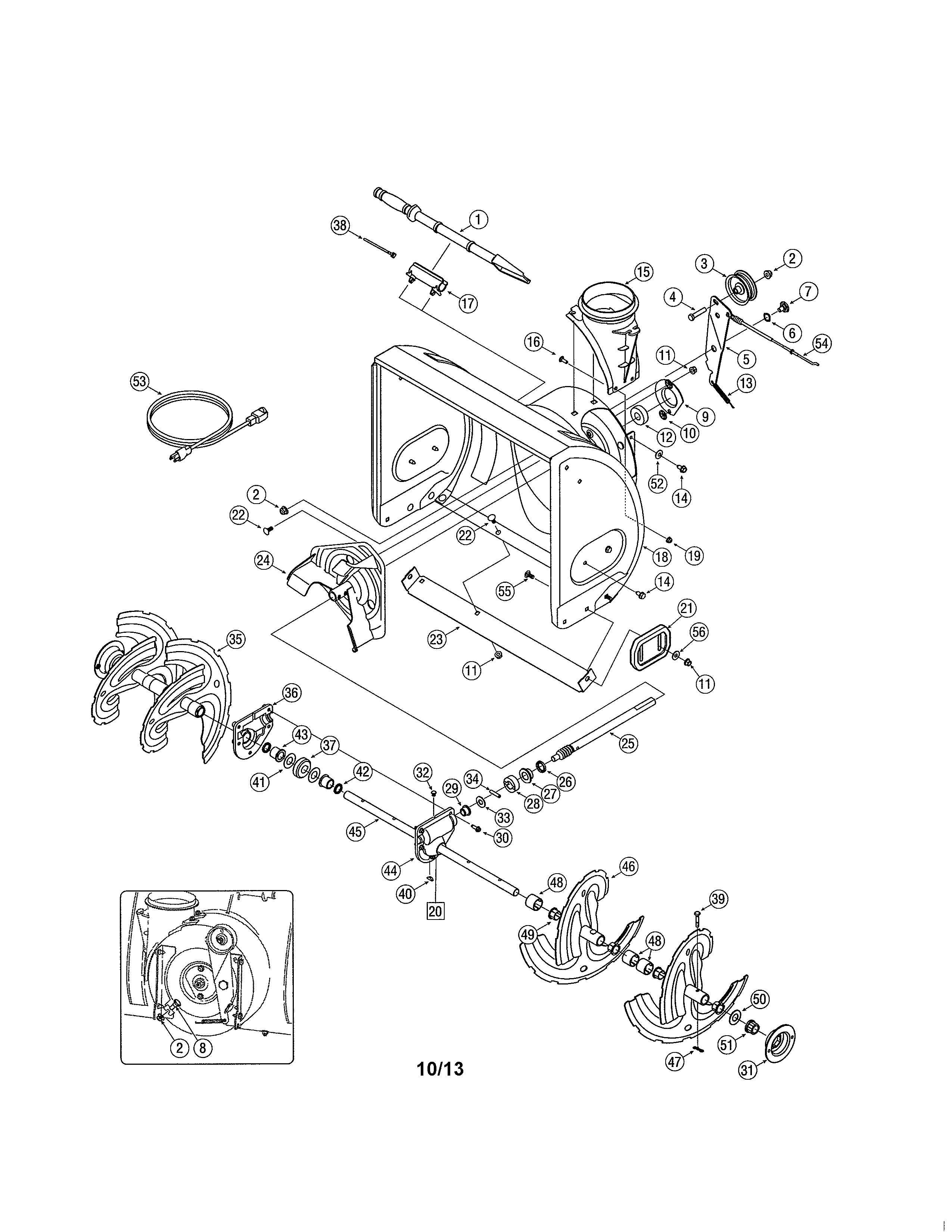 Auger & housing
