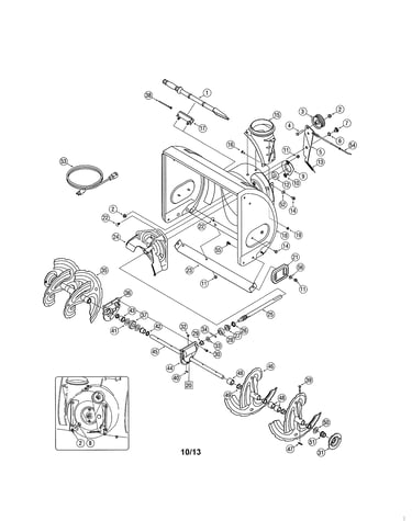 Auger & housing