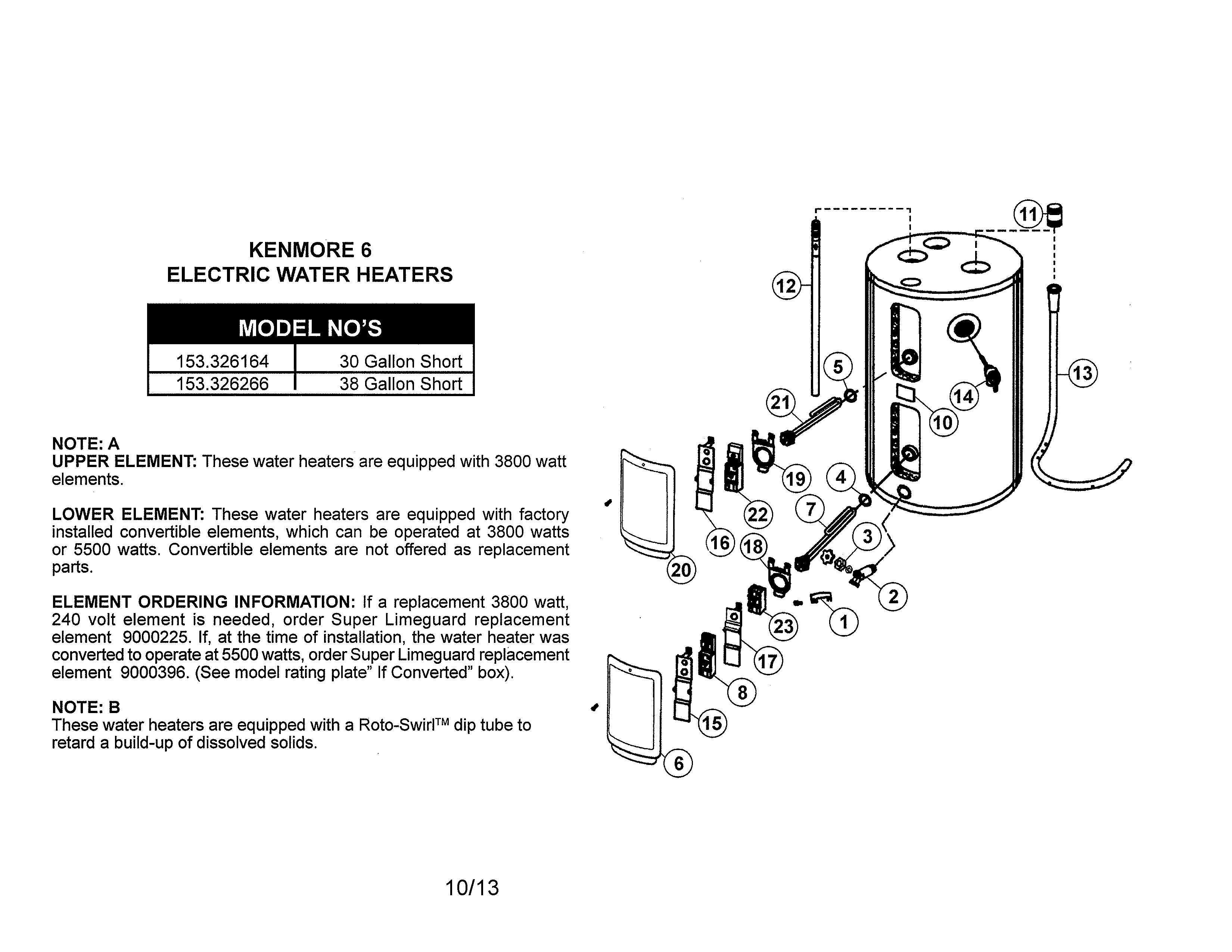 Electric water heater