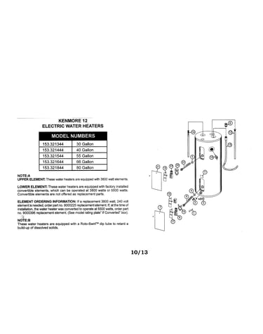 Electric water heater