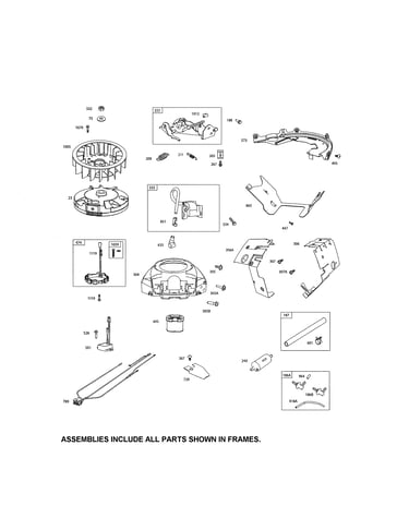 Flywheel/blower housing