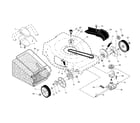 Craftsman 917370442 drive control/gear case/wheels diagram