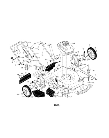 Engine/housing/handle
