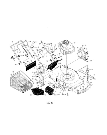 Engine/housing/handle
