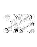 Drive control/gear case/wheels