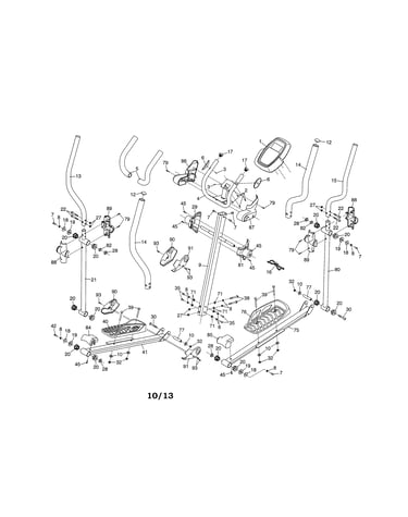 Console/pedals/uprights