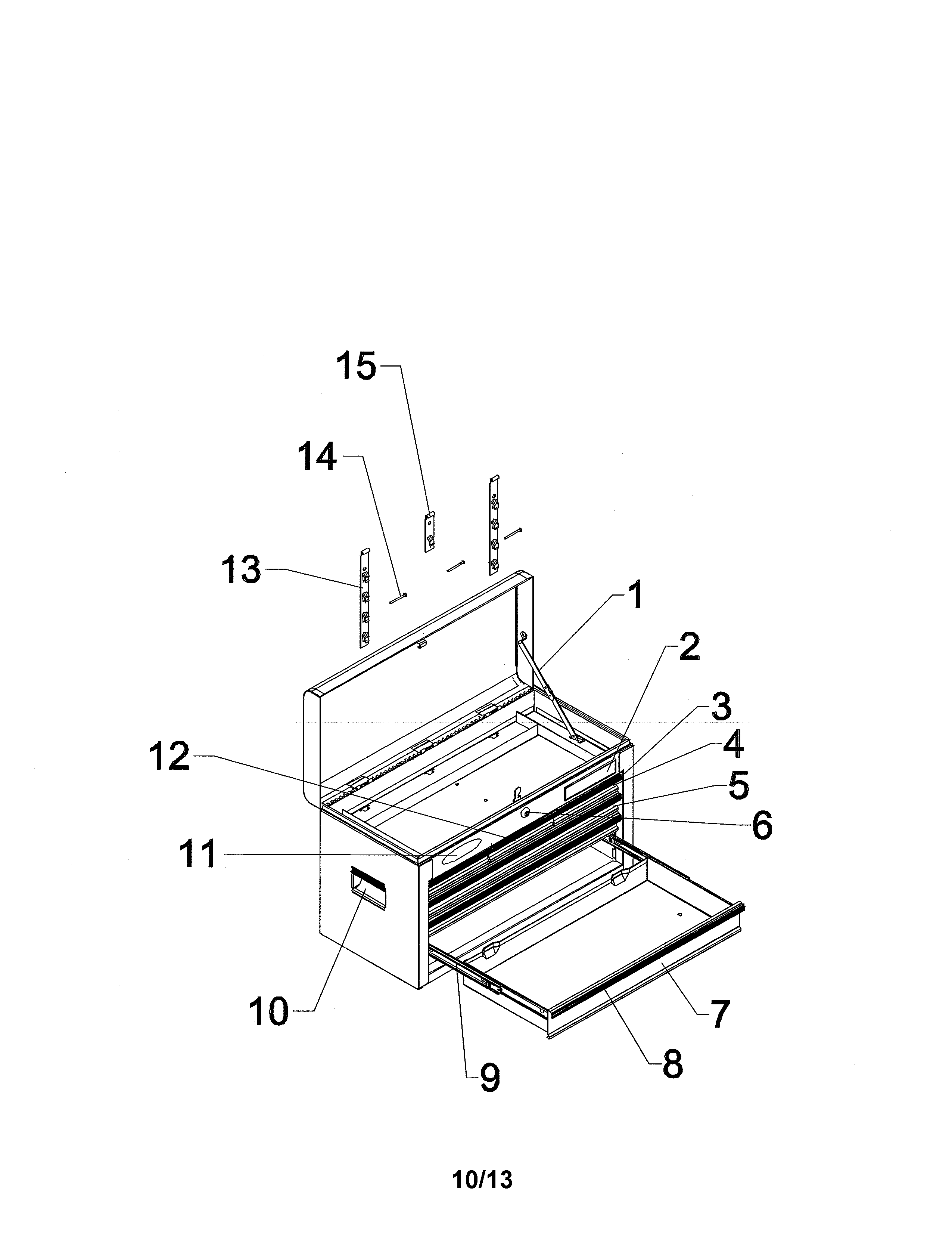 6 DRAWER PROFESSIONAL CHEST