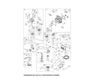 Craftsman 917203840 carburetor/head cylinder/motor starter diagram