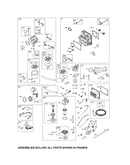 Carburetor/head cylinder/motor starter
