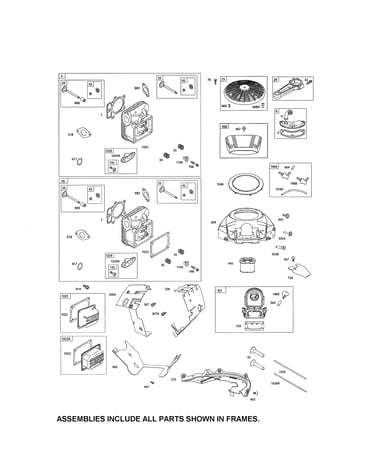 Head cylinder/blower housing