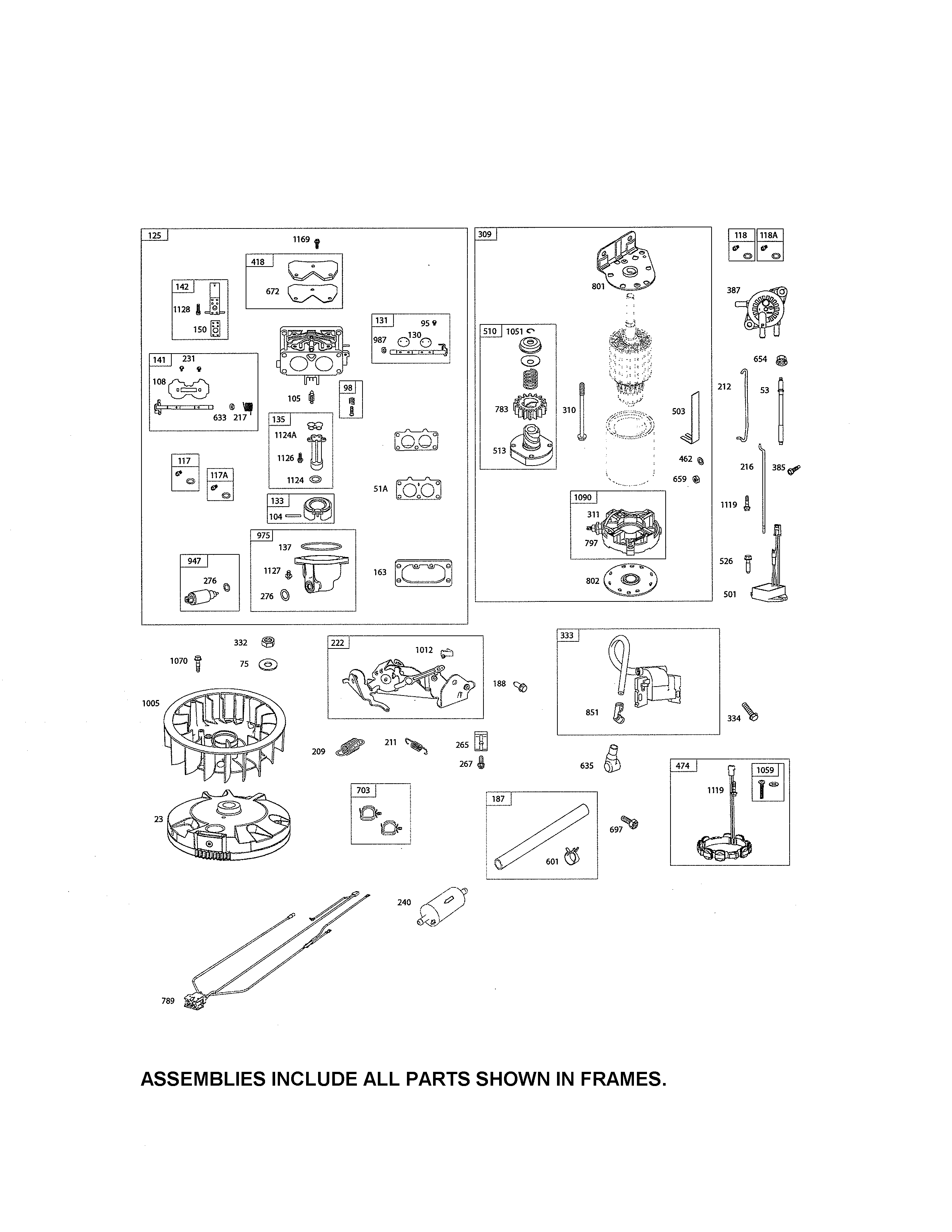 MOTOR STARTER/CARBURETOR