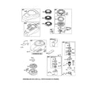 Briggs & Stratton 12S502-0025-B1 motor-starter/starter-rewind diagram