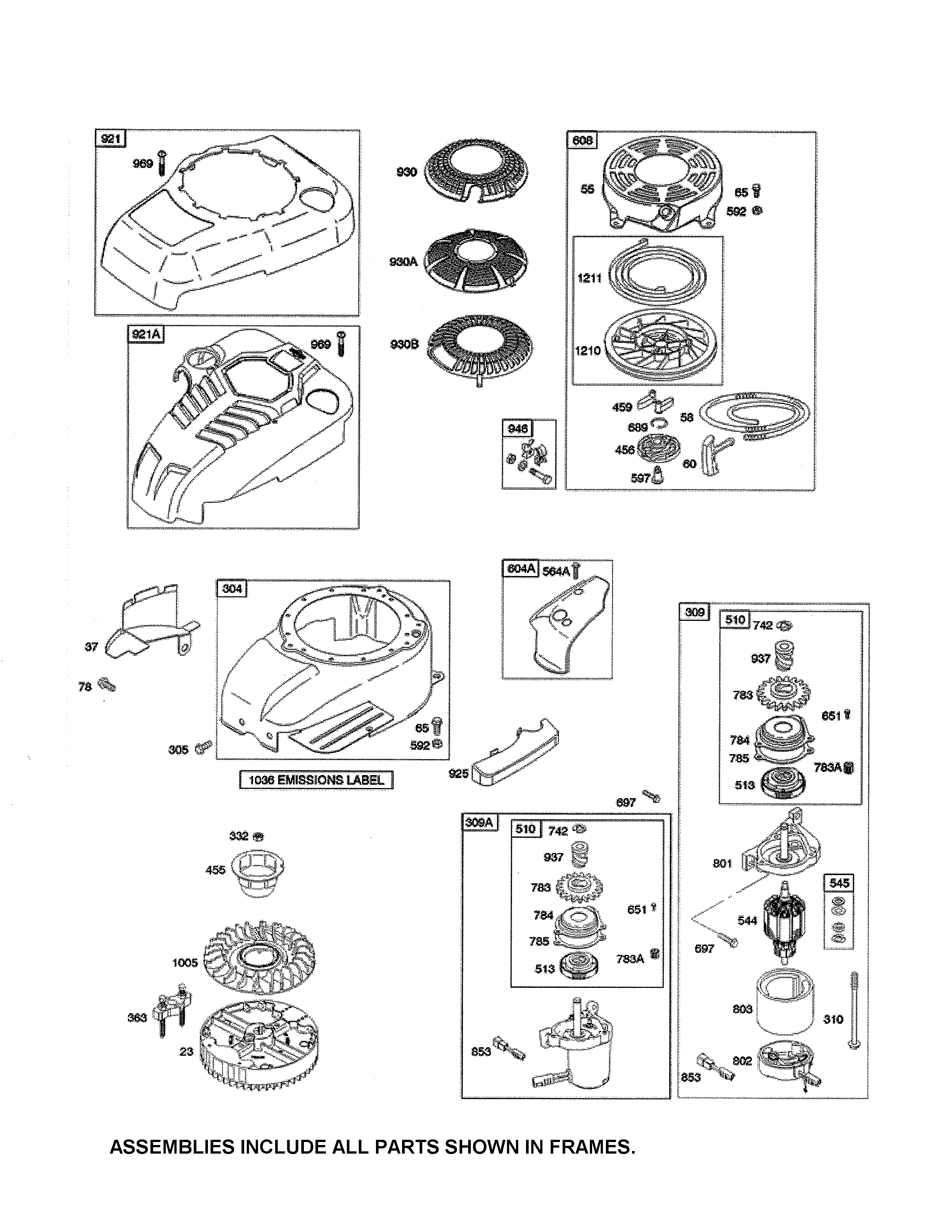 Motor-starter/starter-rewind