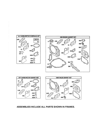 Gasket sets