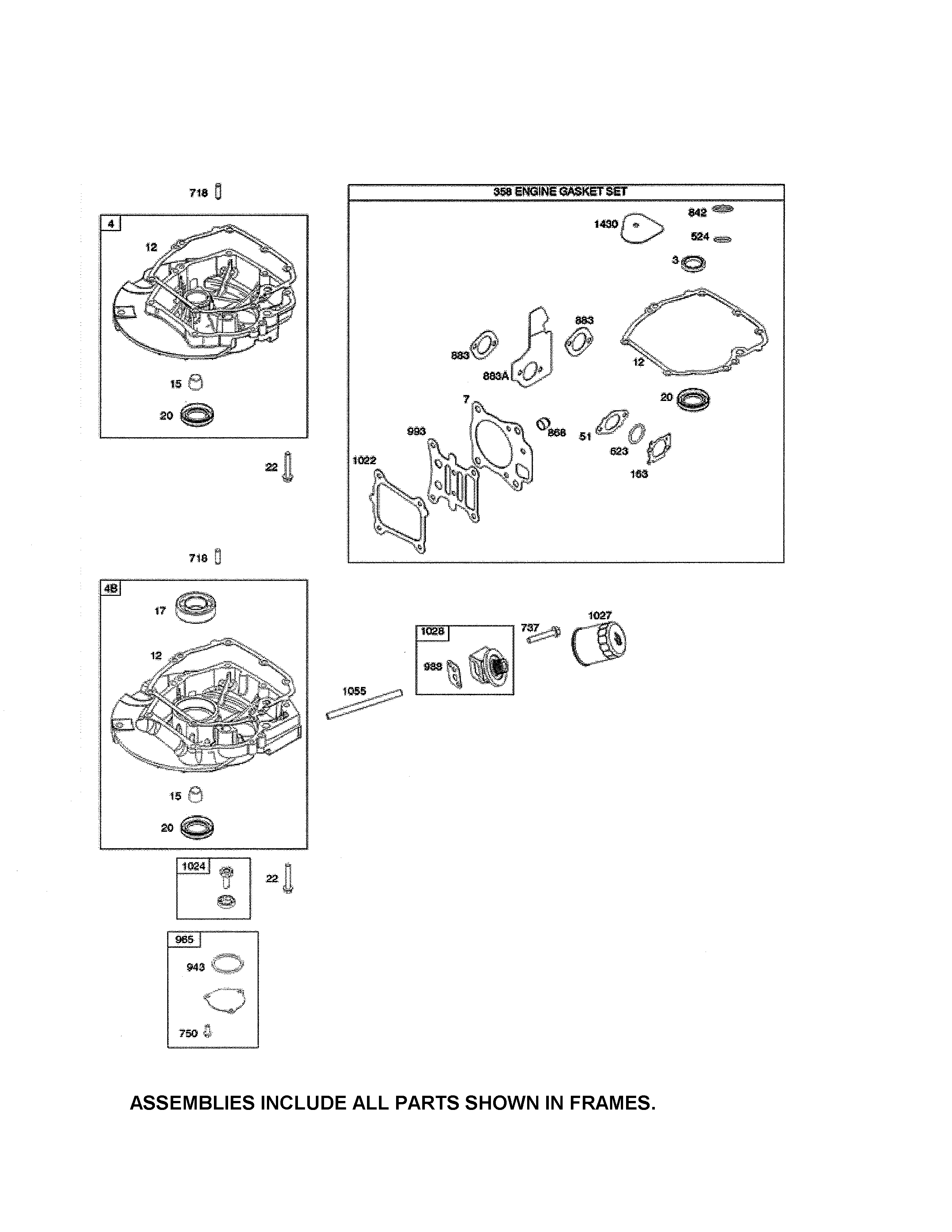 Sump/gasket set