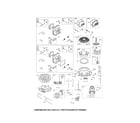 Craftsman 917203901 head-cylinder/flywheel/alternator diagram