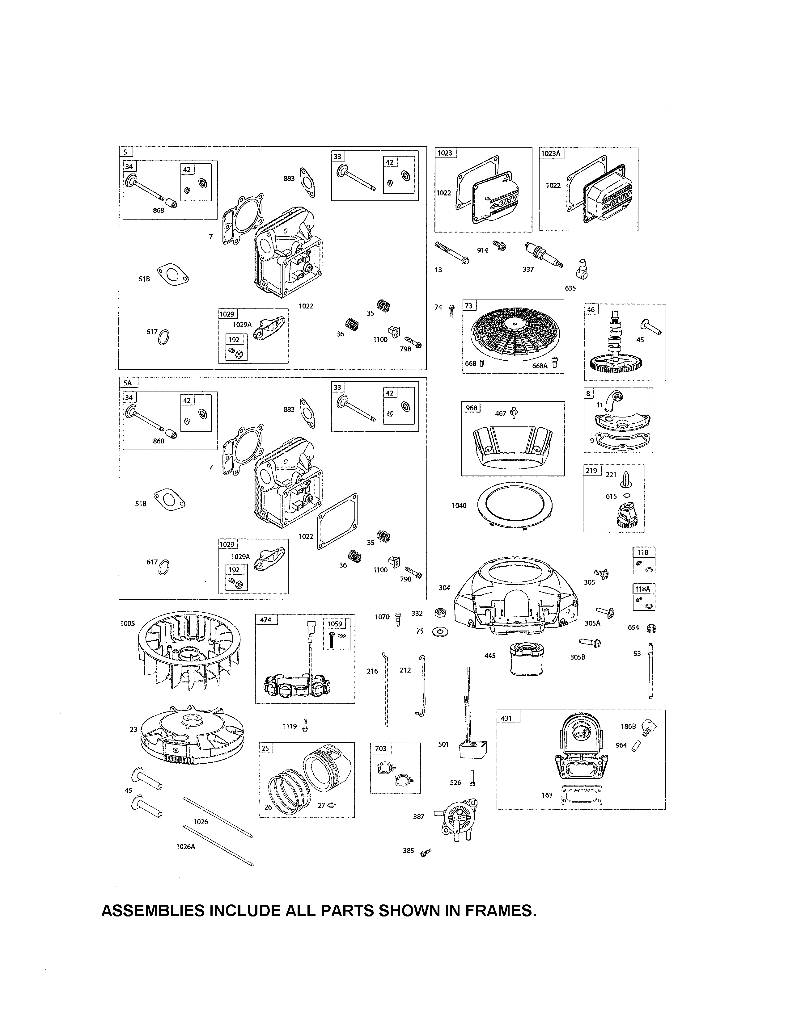 HEAD-CYLINDER/FLYWHEEL/ALTERNATOR