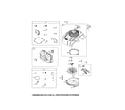 Briggs & Stratton 93J02-0010-F1 flywheel/muffler diagram