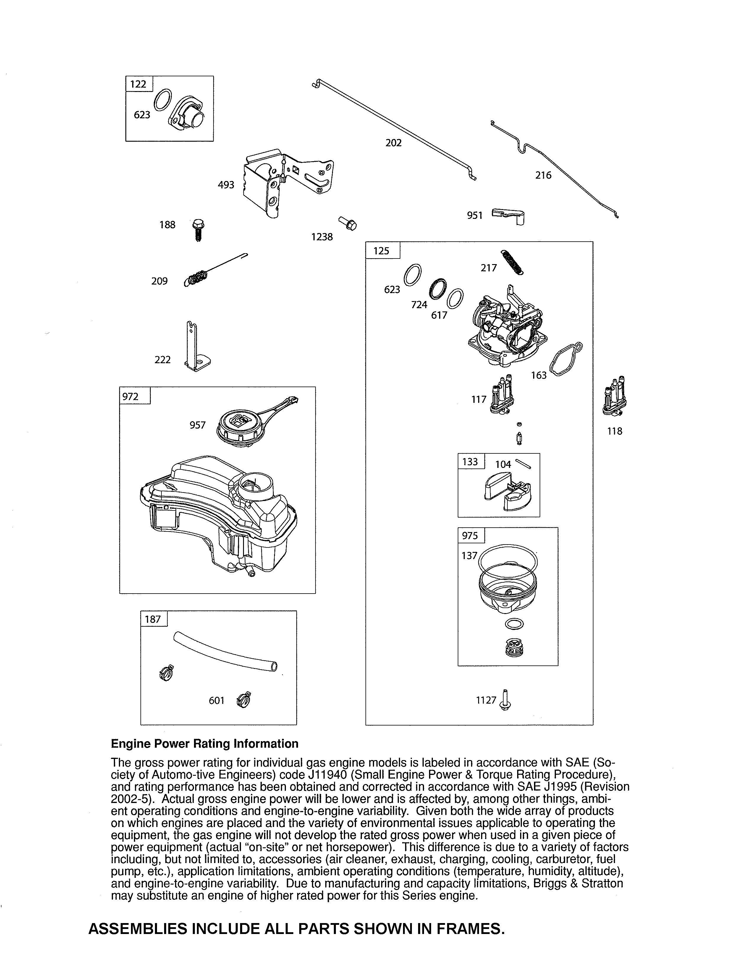 Carburetor/fuel tank