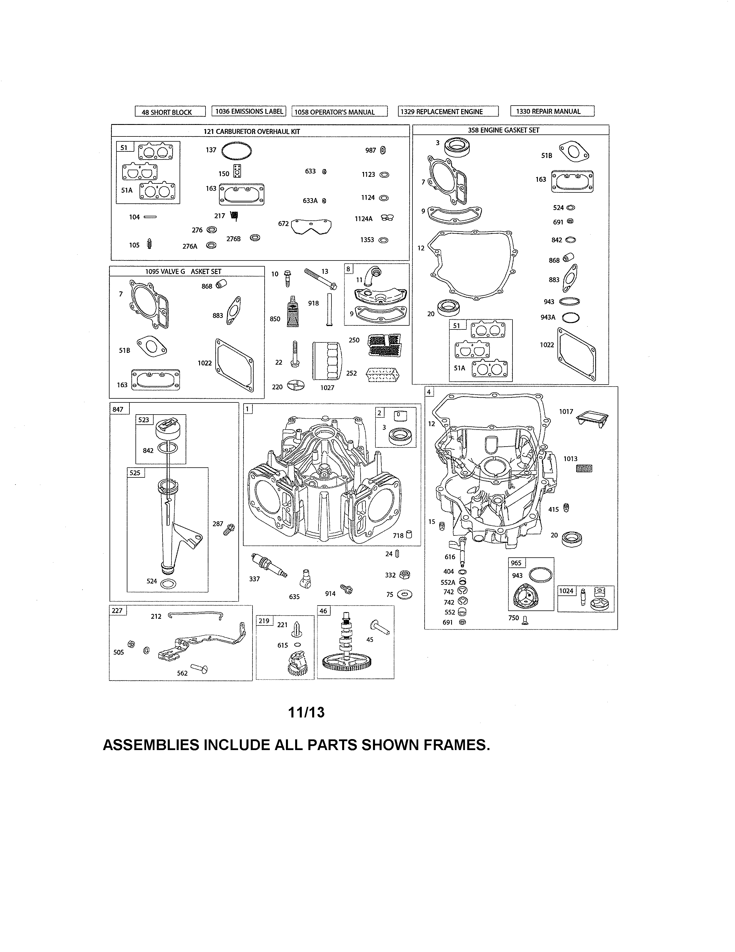 Cylinder/sump