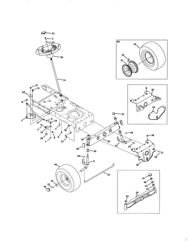 Front end steering