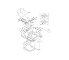 Craftsman 24725111 seat & fender diagram