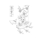 Craftsman 24725111 38" deck diagram